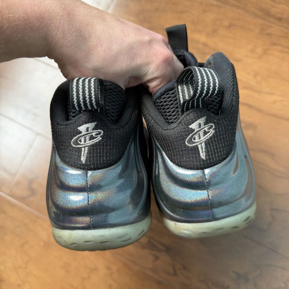 Nike Air Foamposite One Hologram Black Iridescent 314996-900 Men’s Size 9.5 - Picture 5 of 7